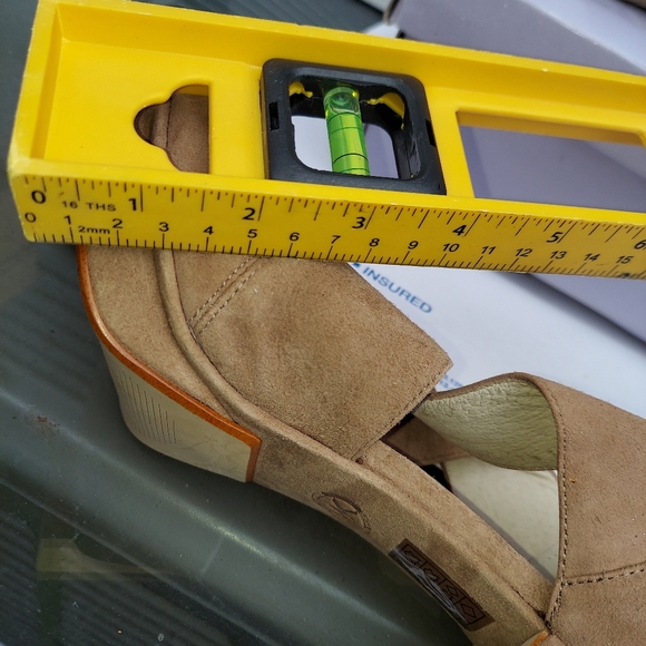 MICHAEL Michael Kors Dune sz 9.5 ELENA Cross Strap Platform Heels - Picture 3 of 13